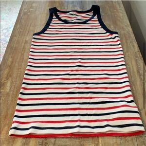 GAP Red and Navy Striped Tank